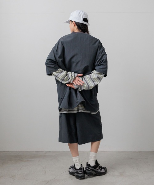 LOWRYS FARM(ローリーズファーム)の「SETUP可能【LFM(U)】ナイロンドローコードSS/P 670623(Tシャツ/カットソー・メンズ・チャコールグレー/ブラック・LARGE/MEDIUM)」の15枚目の写真
