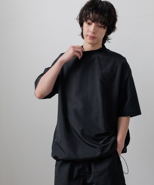 LOWRYS FARM(ローリーズファーム)の「SETUP可能【LFM(U)】ナイロンドローコードSS/P 670623(Tシャツ/カットソー・メンズ・チャコールグレー/ブラック・LARGE/MEDIUM)」の21枚目の写真