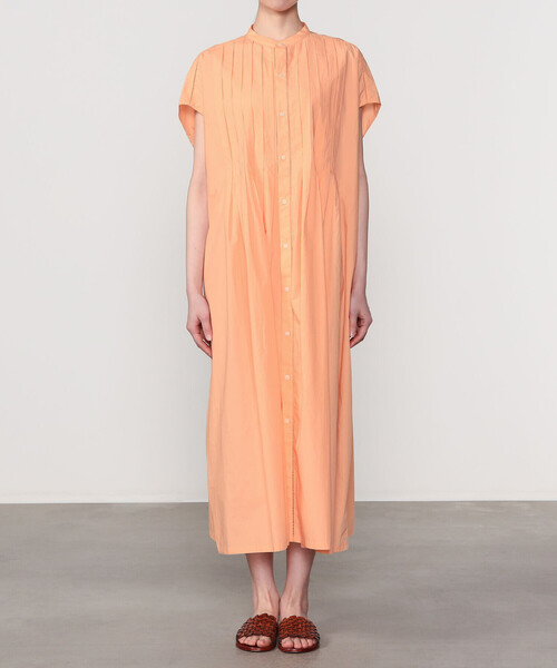 Bshop(ビショップ)の「INDIA INDUSTRY | コットンポプリン ピンタックシャツワンピース WOMEN(ワンピース・レディース・ピンク系その他・1)」の11枚目の写真