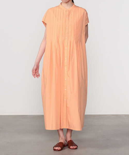 Bshop(ビショップ)の「INDIA INDUSTRY | コットンポプリン ピンタックシャツワンピース WOMEN(ワンピース・レディース・ピンク系その他・1)」の15枚目の写真