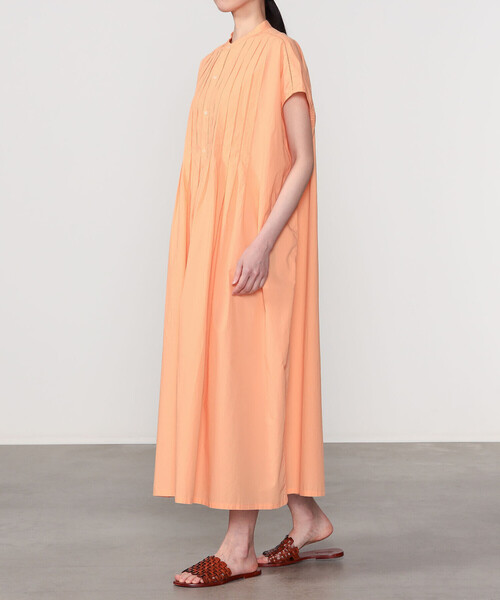 Bshop(ビショップ)の「INDIA INDUSTRY | コットンポプリン ピンタックシャツワンピース WOMEN(ワンピース・レディース・ピンク系その他・1)」の16枚目の写真