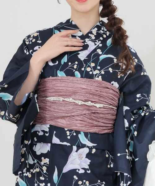 Honeys（ハニーズ）の「浴衣飾り帯紐（和装小物・レディース・ホワイト系4/ホワイト系1/ホワイト系2/ホワイト系3・FREE）」の7枚目の写真