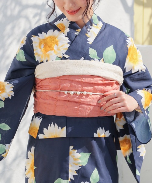 Honeys（ハニーズ）の「浴衣飾り帯紐（和装小物・レディース・ホワイト系4/ホワイト系1/ホワイト系2/ホワイト系3・FREE）」の15枚目の写真