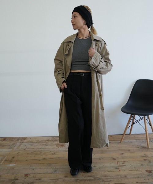 Kotoe(コトエ)の「クロップド ミニタンクトップ(タンクトップ・レディース・ホワイト/ネイビー/ベージュ/ダークグレー/ブラック・FREE)」の14枚目の写真