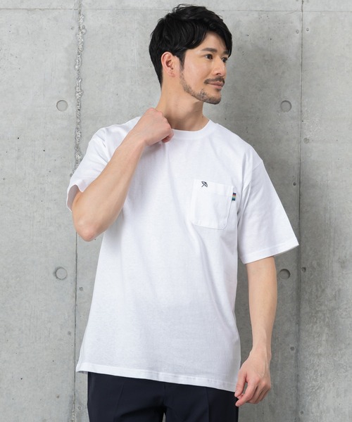 Arnold Palmer(アーノルドパーマー)の「【ARNOLD PALMER】コットン100%の優しい肌触り(Tシャツ/カットソー・メンズ・ホワイト/ブラック/ネイビー・L/LL/M)」の2枚目の写真