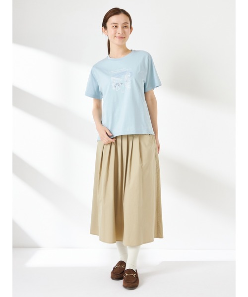 McGREGOR(マックレガー)の「モチーフTシャツ(Tシャツ/カットソー・レディース・サンドベージュ/ホワイト/ブルー・L/M)」の5枚目の写真