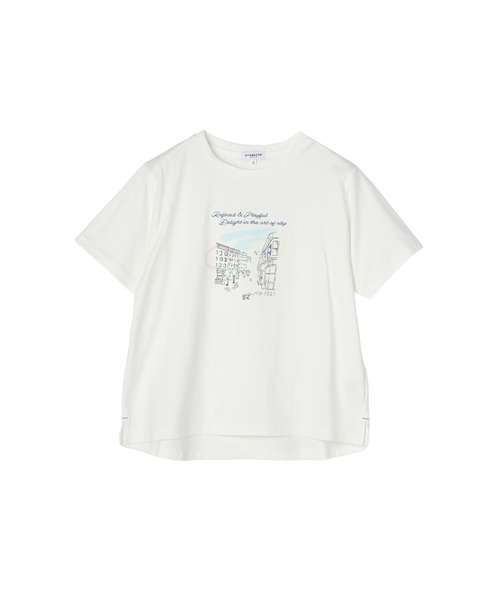 McGREGOR(マックレガー)の「モチーフTシャツ(Tシャツ/カットソー・レディース・サンドベージュ/ホワイト/ブルー・L/M)」の17枚目の写真