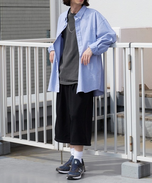 ROOPTOKYO(ループトウキョウ)の「タック入りスウェットショーツ ルーズ ハーフパンツ ショートパンツ 2026年 夏 夏服(スウェットパンツ・メンズ・ブラック/グレー・M/L)」の17枚目の写真