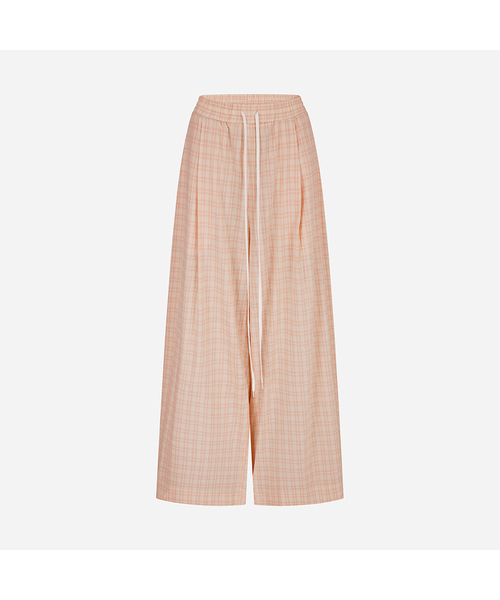 LANGER（ランガー）の「[PLC] turkin check easy pants_3Colors（その他パンツ・レディース・ピンク/オレンジ/パープル・FREE）」の3枚目の写真