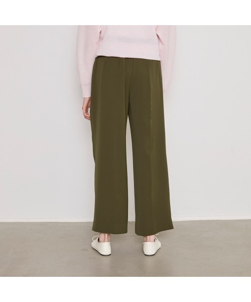 COMMON+HAUS(コモンハウス)の「タックワイドレッグパンツ(スラックス・レディース・ブラウン/オリーブ/ブラック・S/M/L)」の14枚目の写真