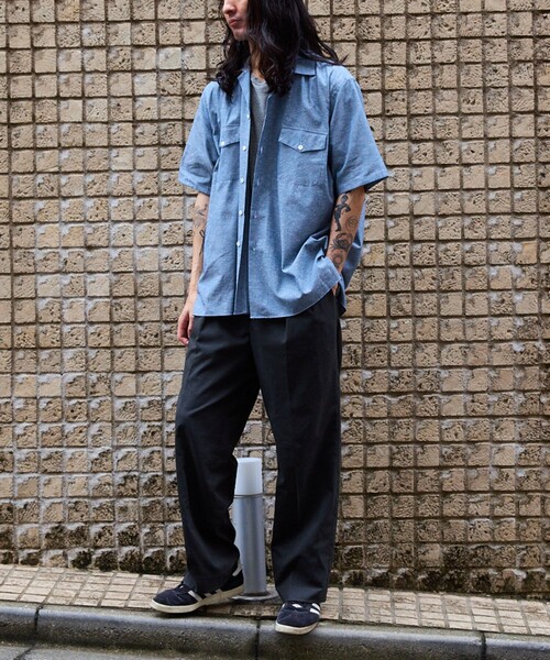 ERRICO FORMICOLA(エッリコフォルミコラ)の「【Errico Formicola】OC SHIRT(シャツ/ブラウス・メンズ・ベージュ/ネイビー・L/M/S)」の5枚目の写真