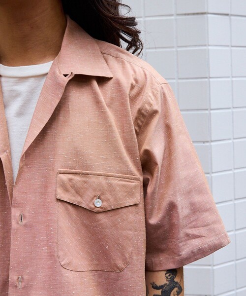 ERRICO FORMICOLA(エッリコフォルミコラ)の「【Errico Formicola】OC SHIRT(シャツ/ブラウス・メンズ・ベージュ/ネイビー・L/M/S)」の16枚目の写真