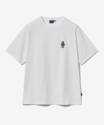 YALE（イェール）の「エンブロイダリーユニバーシティダン半袖Tシャツホワイト（Tシャツ/カットソー）」