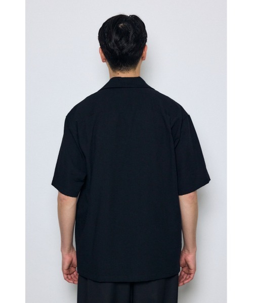 AZUL by moussy（アズールバイマウジー）の「ツートーン切替開襟半袖シャツ（シャツ/ブラウス・メンズ・ブラック系その他/イエロー系その他/ピンク系その他/ブルー系その他3・SMALL/MEDIUM/LARGE）」の10枚目の写真