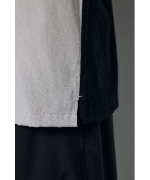 AZUL by moussy（アズールバイマウジー）の「ツートーン切替開襟半袖シャツ（シャツ/ブラウス・メンズ・ブラック系その他/イエロー系その他/ピンク系その他/ブルー系その他3・SMALL/MEDIUM/LARGE）」の14枚目の写真
