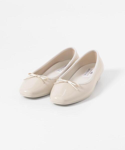URBAN RESEARCH Sonny Label（アーバンリサーチサニーレーベル）の「TEMPERATE　EMMA レインバレエシューズ（レインシューズ・レディース・ブラック/アイボリー・37/38/39）」の2枚目の写真
