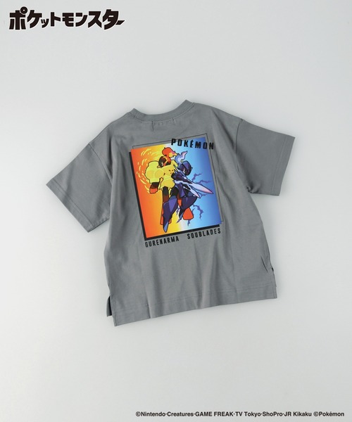 BRANSHES(ブランシェス)の「【ポケモン】半袖Tシャツ(Tシャツ/カットソー・キッズ・アイボリー/ネイビー/その他1/ベージュ/その他2/チャコールグレー/グレー・110/100/120/140/130/150)」の3枚目の写真