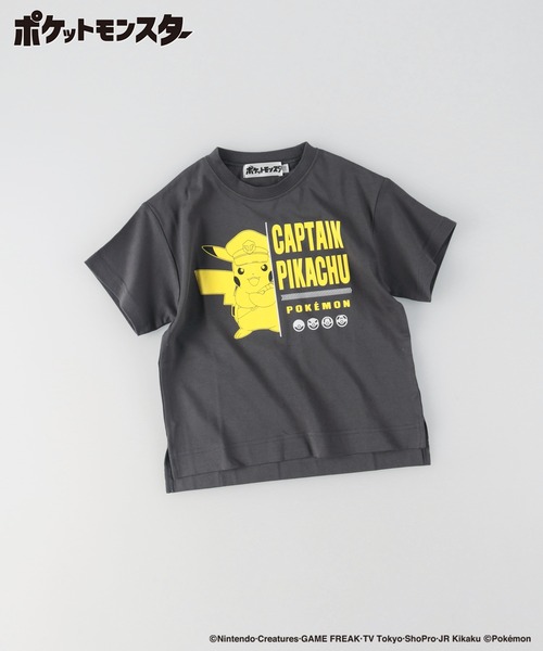 BRANSHES(ブランシェス)の「【ポケモン】半袖Tシャツ(Tシャツ/カットソー・キッズ・アイボリー/ネイビー/その他1/ベージュ/その他2/チャコールグレー/グレー・110/100/120/140/130/150)」の2枚目の写真