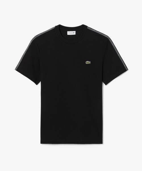 LACOSTE（ラコステ）の「【EC限定】ショルダーラインテーピング 半袖Tシャツ（Tシャツ/カットソー・メンズ・ネイビー/ブラック・6/4/5/2/3）」の6枚目の写真
