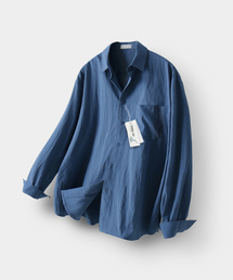 MOOD INSIDE（ムードインサイド）の「(サマー) ストーンアイスセミオーバー RNシャツ _ブルー（シャツ/ブラウス）」