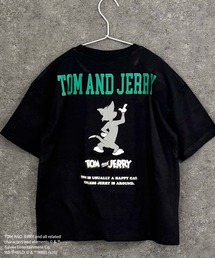 TOM&JERRY（トムアンドジェリー）の「【TOM&JERRY トム&ジェリー】オーバーサイズ プリント Tシャツ（Tシャツ/カットソー）」