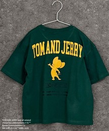 TOM&JERRY（トムアンドジェリー）の「【TOM&JERRY トム&ジェリー】オーバーサイズ プリント Tシャツ（Tシャツ/カットソー）」