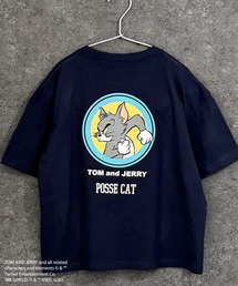 TOM&JERRY（トムアンドジェリー）の「【TOM&JERRY トム&ジェリー】オーバーサイズ プリント Tシャツ（Tシャツ/カットソー）」