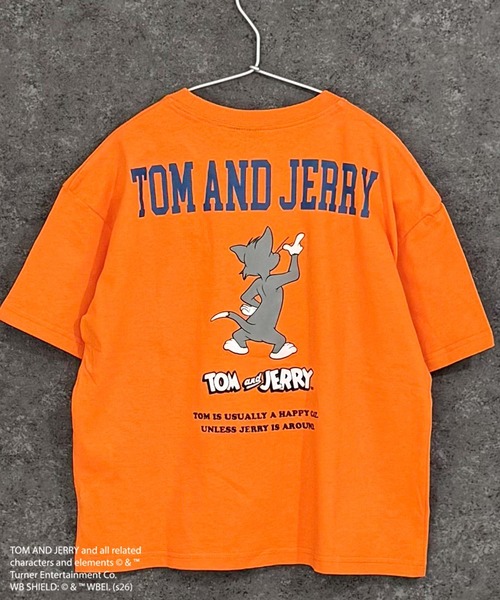 Tom&Jerry(トムアンドジェリー)の「【TOM&JERRY/トム&ジェリー】オーバーサイズ プリント Tシャツ(Tシャツ/カットソー・キッズ・ダークグリーン/ブラック系その他/ブルー系その他/ホワイト系その他3/杢グレー/グレー系その他/チャコール/グリーン系その他/ホワイト系その他2/ホワイト系その他/オレンジ/ブラック/モカ/オフホワイト/ネイビー/ベージュ・160cm/150cm/140cm/130cm/120cm/110cm)」の16枚目の写真