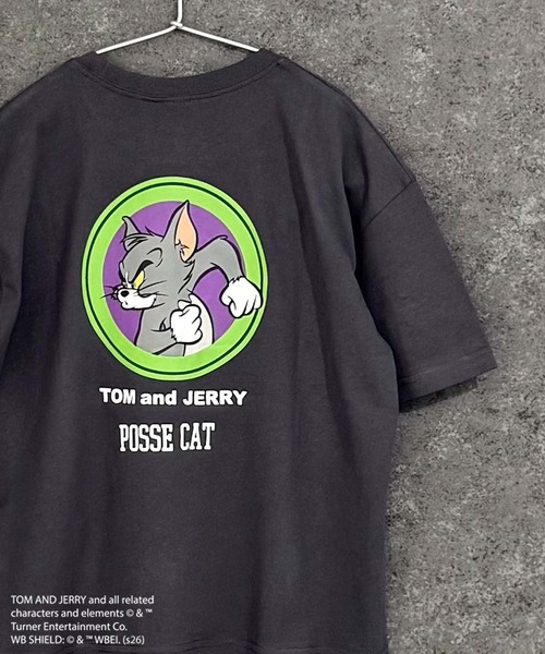 Tom&Jerry(トムアンドジェリー)の「【TOM&JERRY/トム&ジェリー】オーバーサイズ プリント Tシャツ(Tシャツ/カットソー・キッズ・ダークグリーン/ブラック系その他/ブルー系その他/ホワイト系その他3/杢グレー/グレー系その他/チャコール/グリーン系その他/ホワイト系その他2/ホワイト系その他/オレンジ/ブラック/モカ/オフホワイト/ネイビー/ベージュ・160cm/150cm/140cm/130cm/120cm/110cm)」の9枚目の写真