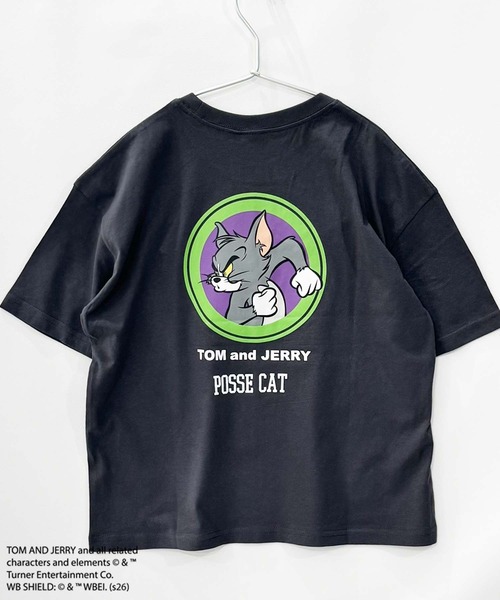 Tom&Jerry(トムアンドジェリー)の「【TOM&JERRY/トム&ジェリー】オーバーサイズ プリント Tシャツ(Tシャツ/カットソー・キッズ・ダークグリーン/ブラック系その他/ブルー系その他/ホワイト系その他3/杢グレー/グレー系その他/チャコール/グリーン系その他/ホワイト系その他2/ホワイト系その他/オレンジ/ブラック/モカ/オフホワイト/ネイビー/ベージュ・160cm/150cm/140cm/130cm/120cm/110cm)」の19枚目の写真
