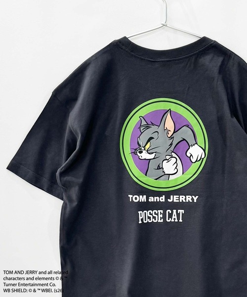 Tom&Jerry(トムアンドジェリー)の「【TOM&JERRY/トム&ジェリー】オーバーサイズ プリント Tシャツ(Tシャツ/カットソー・キッズ・ダークグリーン/ブラック系その他/ブルー系その他/ホワイト系その他3/杢グレー/グレー系その他/チャコール/グリーン系その他/ホワイト系その他2/ホワイト系その他/オレンジ/ブラック/モカ/オフホワイト/ネイビー/ベージュ・160cm/150cm/140cm/130cm/120cm/110cm)」の20枚目の写真