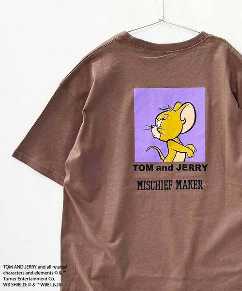 Tom&Jerry(トムアンドジェリー)の「【TOM&JERRY/トム&ジェリー】オーバーサイズ プリント Tシャツ(Tシャツ/カットソー・キッズ・ダークグリーン/ブラック系その他/ブルー系その他/ホワイト系その他3/杢グレー/グレー系その他/チャコール/グリーン系その他/ホワイト系その他2/ホワイト系その他/オレンジ/ブラック/モカ/オフホワイト/ネイビー/ベージュ・160cm/150cm/140cm/130cm/120cm/110cm)」の22枚目の写真