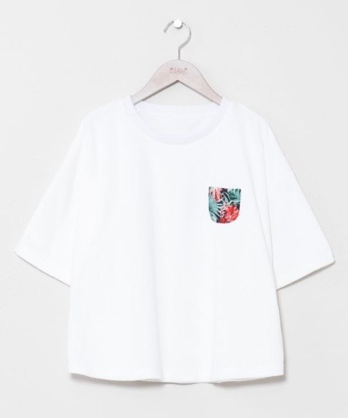 Kahiko(カヒコ)の「【Kahiko】アカラTシャツ(Tシャツ/カットソー・レディース・カーキ/ネイビー/ブラック/ホワイト・FREE)」の6枚目の写真