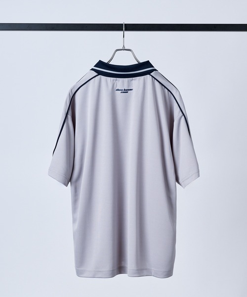 Confirm（コンファーム）の「フロントプリント サイドライン ユニフォーム半袖Tシャツ メンズ レディース（Tシャツ/カットソー・メンズ・ブラック/チャコールグレー/グレー/ホワイト・L/M）」の10枚目の写真