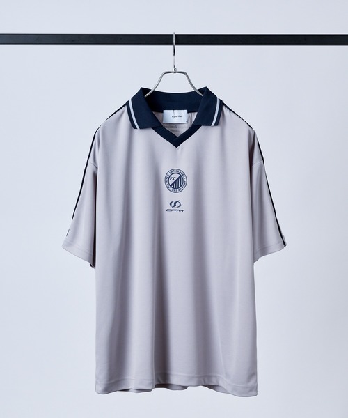 Confirm（コンファーム）の「フロントプリント サイドライン ユニフォーム半袖Tシャツ メンズ レディース（Tシャツ/カットソー・メンズ・ブラック/チャコールグレー/グレー/ホワイト・L/M）」の9枚目の写真