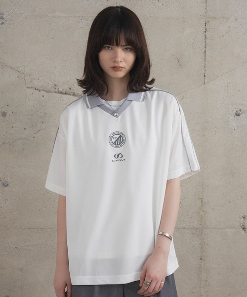 Confirm（コンファーム）の「フロントプリント サイドライン ユニフォーム半袖Tシャツ メンズ レディース（Tシャツ/カットソー・メンズ・ブラック/チャコールグレー/グレー/ホワイト・L/M）」の15枚目の写真