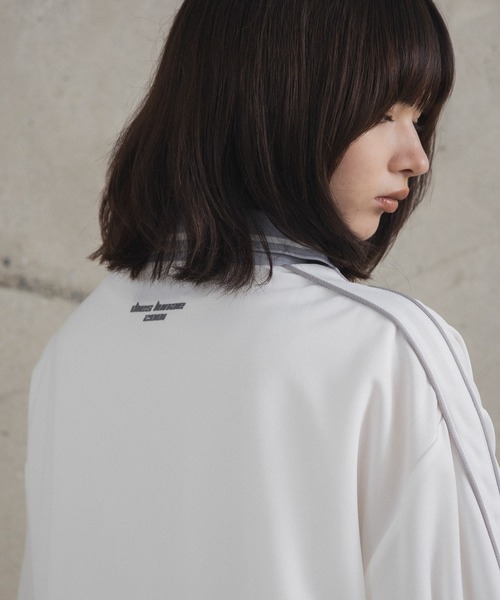 Confirm（コンファーム）の「フロントプリント サイドライン ユニフォーム半袖Tシャツ メンズ レディース（Tシャツ/カットソー・メンズ・ブラック/チャコールグレー/グレー/ホワイト・L/M）」の22枚目の写真