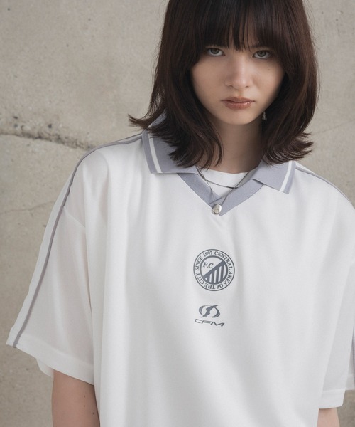 Confirm（コンファーム）の「フロントプリント サイドライン ユニフォーム半袖Tシャツ メンズ レディース（Tシャツ/カットソー・メンズ・ブラック/チャコールグレー/グレー/ホワイト・L/M）」の20枚目の写真
