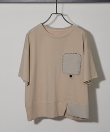 異素材切り替えTシャツ