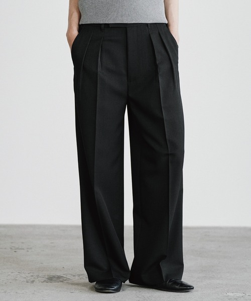 新品未使用VISVIM DALTON SLACKS黒スラックスビズビム SEMI WIDE STRAIGHT CLASSIC SLACKS（スラックス）｜WYM LIDNM（ウィム