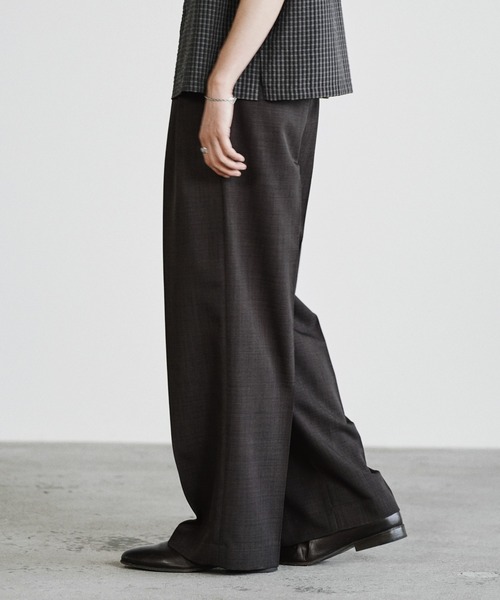 WYM LIDNM(ウィム バイ リドム)の「SEMI WIDE STRAIGHT CLASSIC SLACKS(スラックス・メンズ・ライトグレー/チャコール/ダークブラウン・L/XS/S/M)」の17枚目の写真