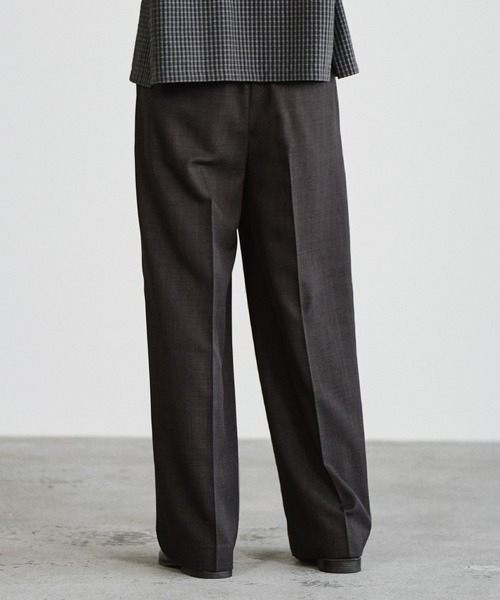 WYM LIDNM(ウィム バイ リドム)の「SEMI WIDE STRAIGHT CLASSIC SLACKS(スラックス・メンズ・ライトグレー/チャコール/ダークブラウン・L/XS/S/M)」の18枚目の写真