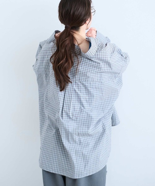 I am I in fact...(アイアムアイインファクト)の「MOJITO SHIRTS(シャツ/ブラウス・レディース・サックスブルー/ブルー/ホワイト・FREE)」の7枚目の写真