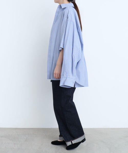 I am I in fact...(アイアムアイインファクト)の「MOJITO SHIRTS(シャツ/ブラウス・レディース・サックスブルー/ブルー/ホワイト・FREE)」の22枚目の写真