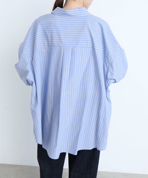 I am I in fact...(アイアムアイインファクト)の「MOJITO SHIRTS(シャツ/ブラウス・レディース・サックスブルー/ブルー/ホワイト・FREE)」の21枚目の写真