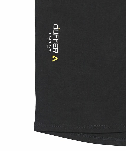 The DUFFER of ST.GEORGE(ザダファーオブセントジョージ)の「〔BLACK LABEL〕"A-PACK" BASEBALL TEE:度詰め天竺 ベースボールシャツ / レイヤード / 羽織り / アスレジャー / スポーツミックス(Tシャツ/カットソー・メンズ・ブラック/オリーブ・X-LARGE/LARGE/MEDIUM)」の5枚目の写真
