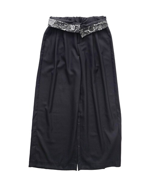 Subciety(サブサエティ)の「Wide straight wool slacks(スラックス・メンズ・グレー/ブラック・X-SMALL/SMALL/MEDIUM/LARGE/X-LARGE)」の4枚目の写真