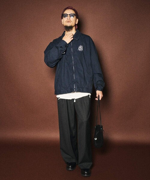 Subciety(サブサエティ)の「Wide straight wool slacks(スラックス・メンズ・グレー/ブラック・X-SMALL/SMALL/MEDIUM/LARGE/X-LARGE)」の10枚目の写真