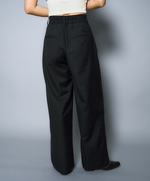 Subciety(サブサエティ)の「Wide straight wool slacks(スラックス・メンズ・グレー/ブラック・X-SMALL/SMALL/MEDIUM/LARGE/X-LARGE)」の13枚目の写真