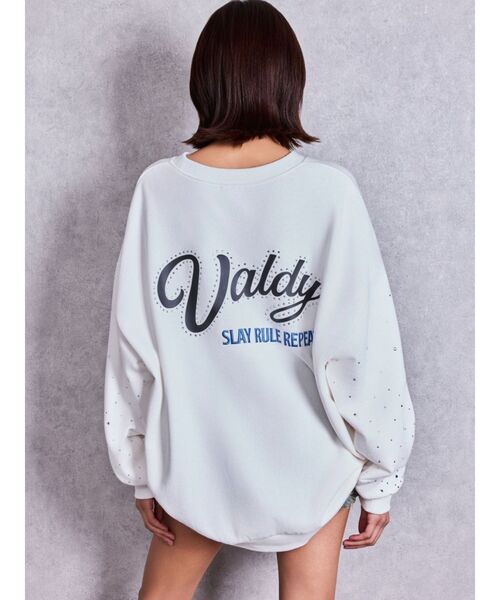 GYDA（ジェイダ）の「Valdy studded bijouスウェットトップス（スウェット・レディース・グレー/ブラック/オフホワイト・FREE）」の10枚目の写真